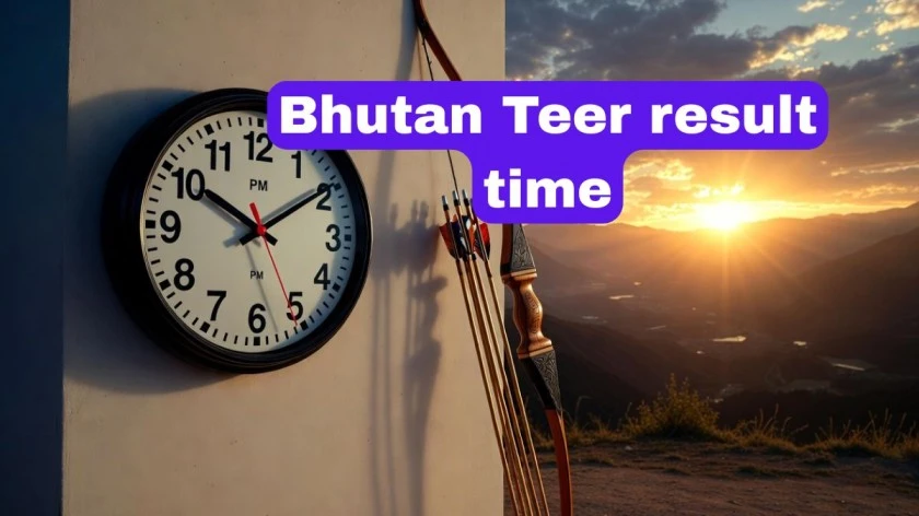 Bhutan Teer result time